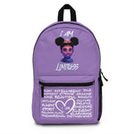 I Am Limitless Purple Princess Backpack