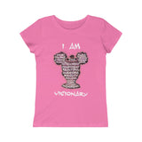 Youth Crowned Affirmation Girls Princess Tee