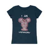 Youth Crowned Affirmation Girls Princess Tee